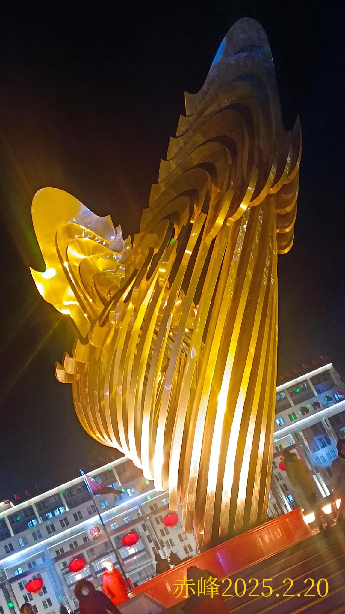 分享一下你随手拍的城市夜景路边随拍，家乡飞龙。