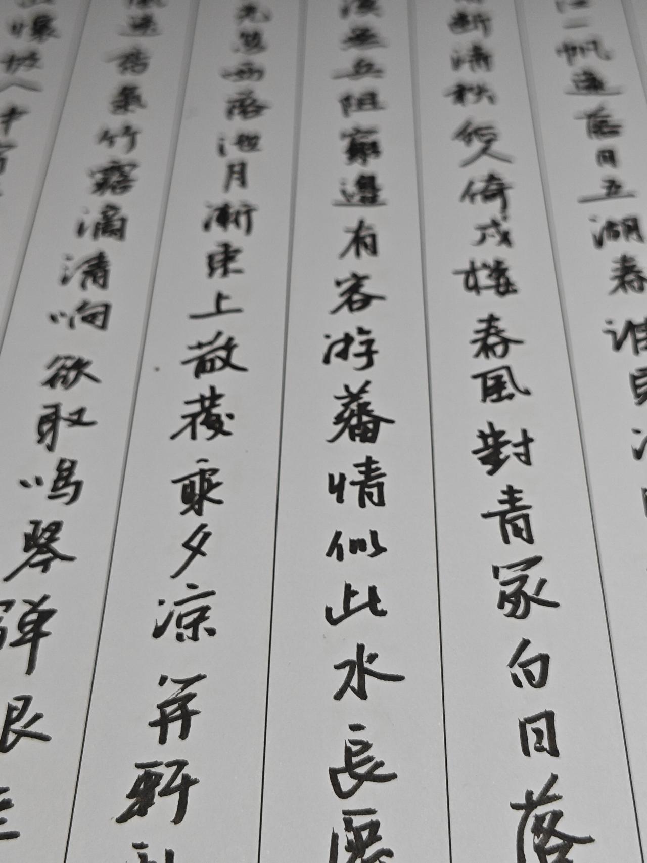 途虫数学每日练字，秀丽笔书法习作练笔书法 临摹书法日记 书法成长日记
成人【行书