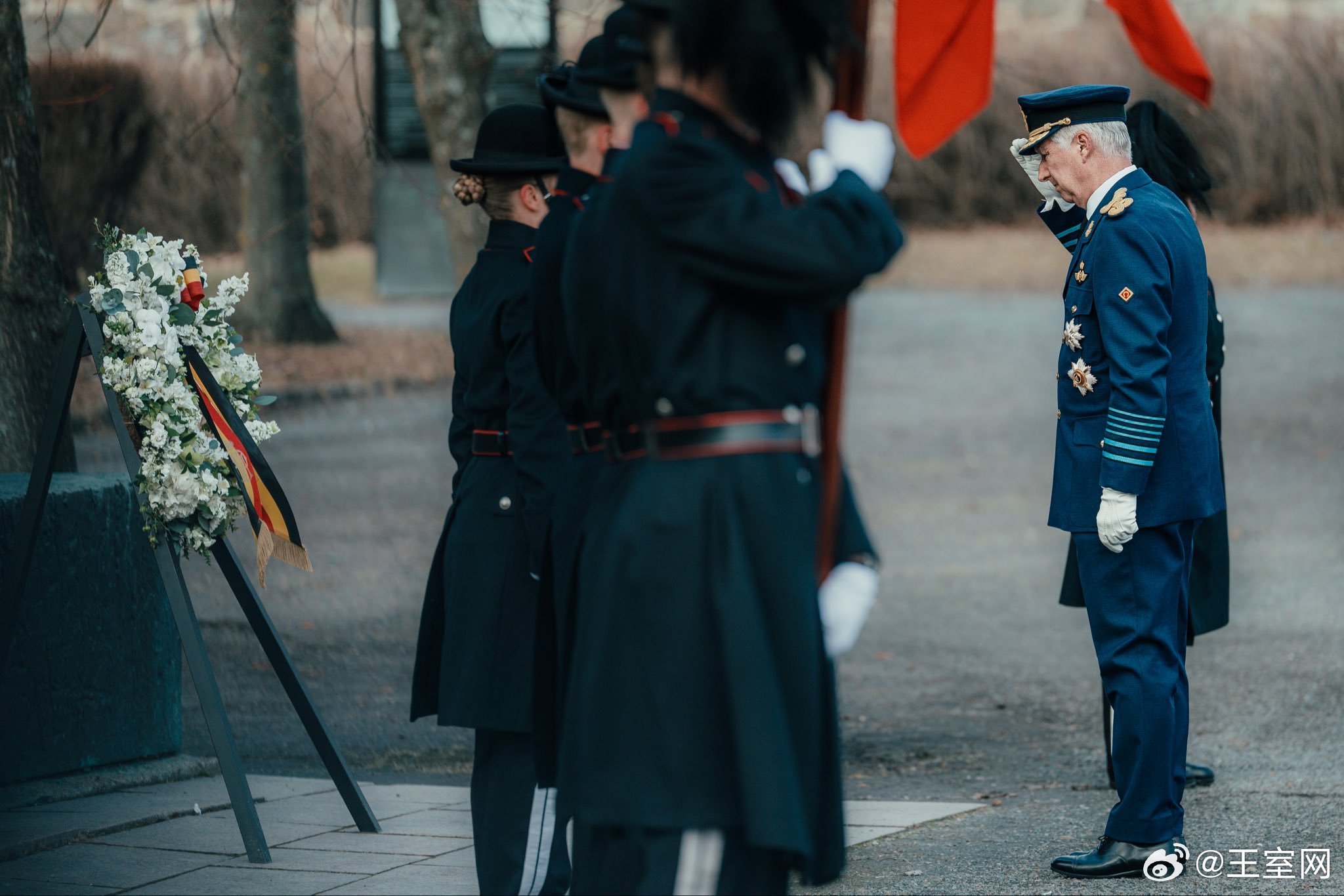 比利时国王夫妇国事访问挪威，补图 