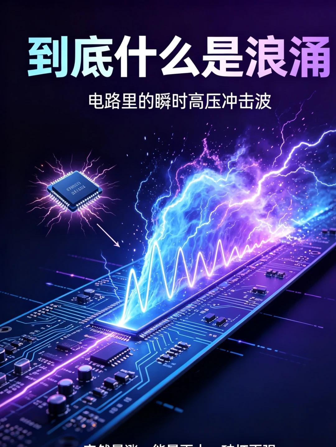 ⚡什么是浪涌？一篇看懂✅
以为都是高压，其实破坏力完全不是一个级别！
今天用最简