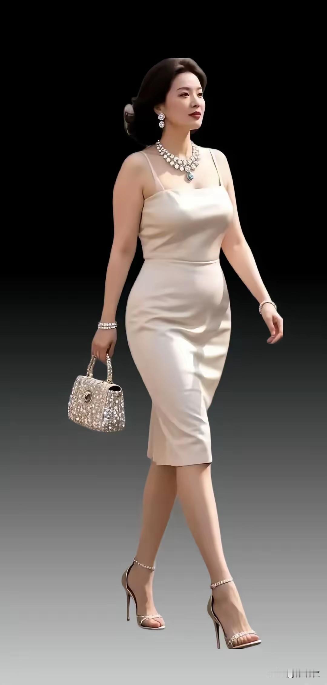 美妇打油(仄韵)
 年过五旬春不老，
妖娆妩媚真活宝。
胸挺腰圆风韵存，
风姿绰