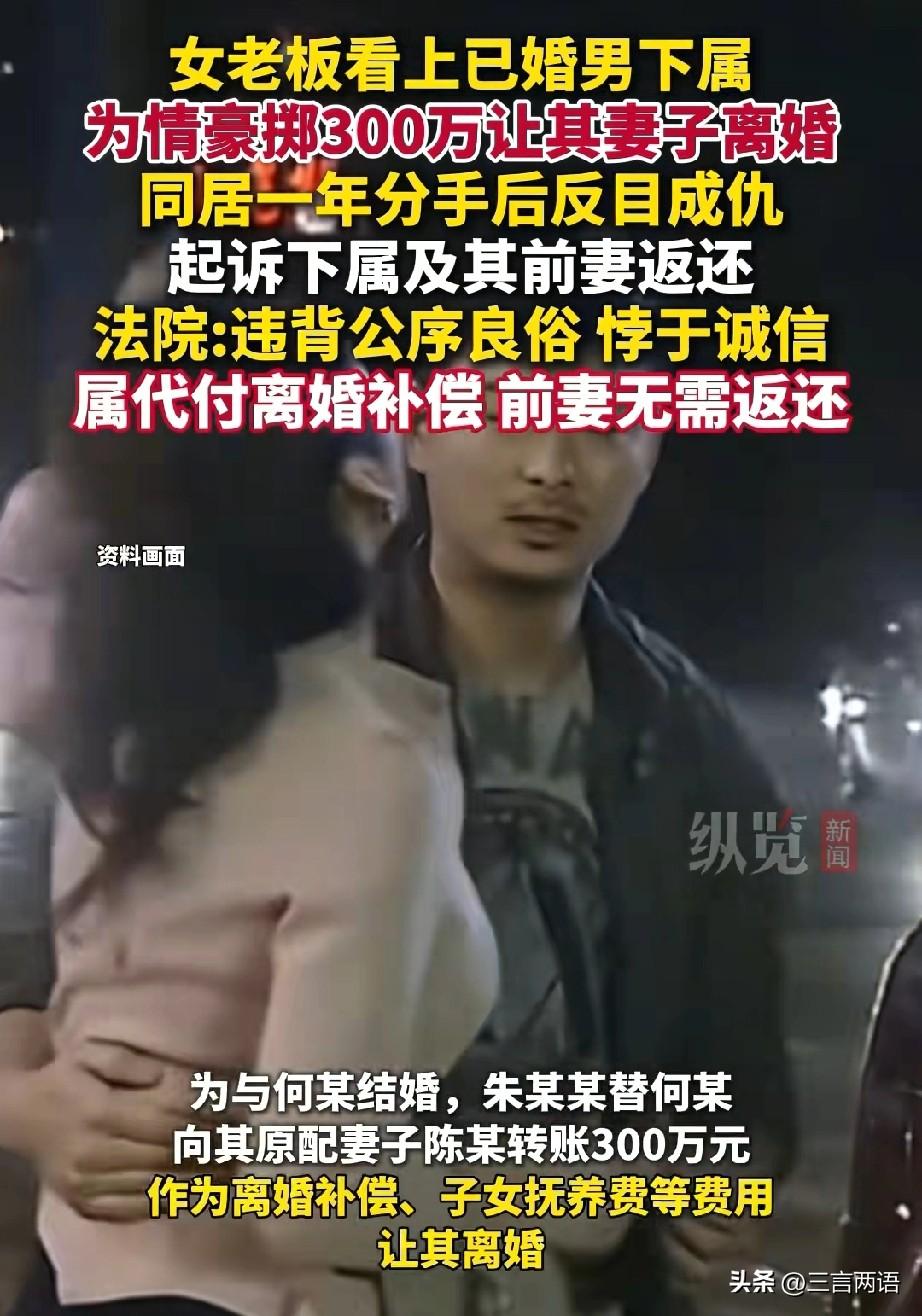 重庆一位事业有成的女老板，对新来的帅气男下属一见倾心。她不仅没克制自己的情感，反