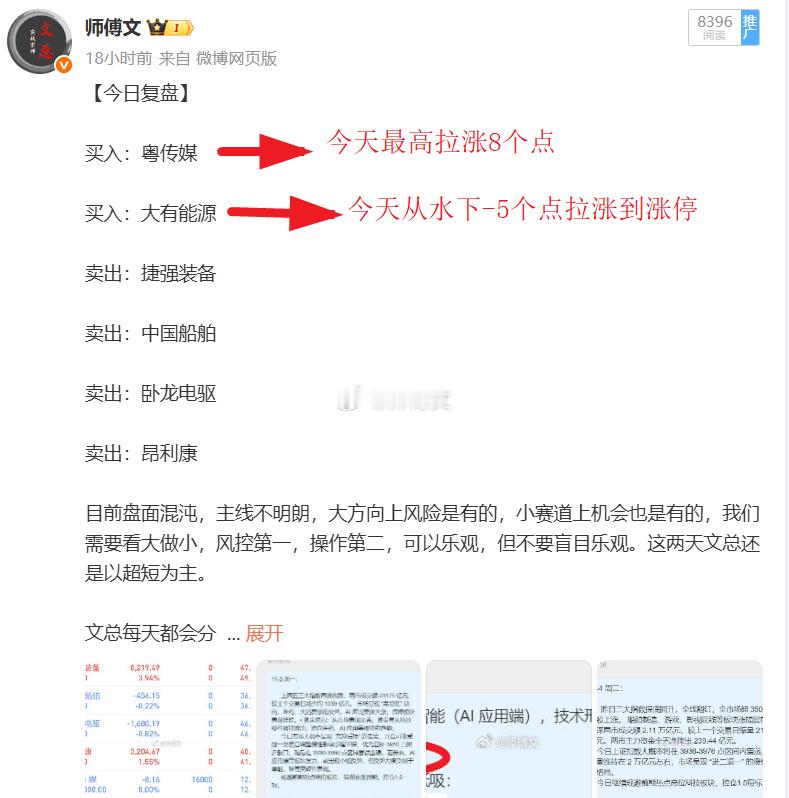 板了！昨天买的两头牛1只涨停，1只大涨8个点！牛气冲天！$粤传媒 sz00218