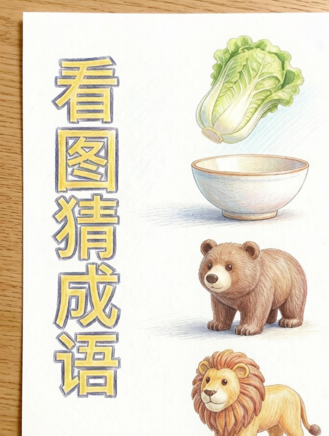 看图猜成语