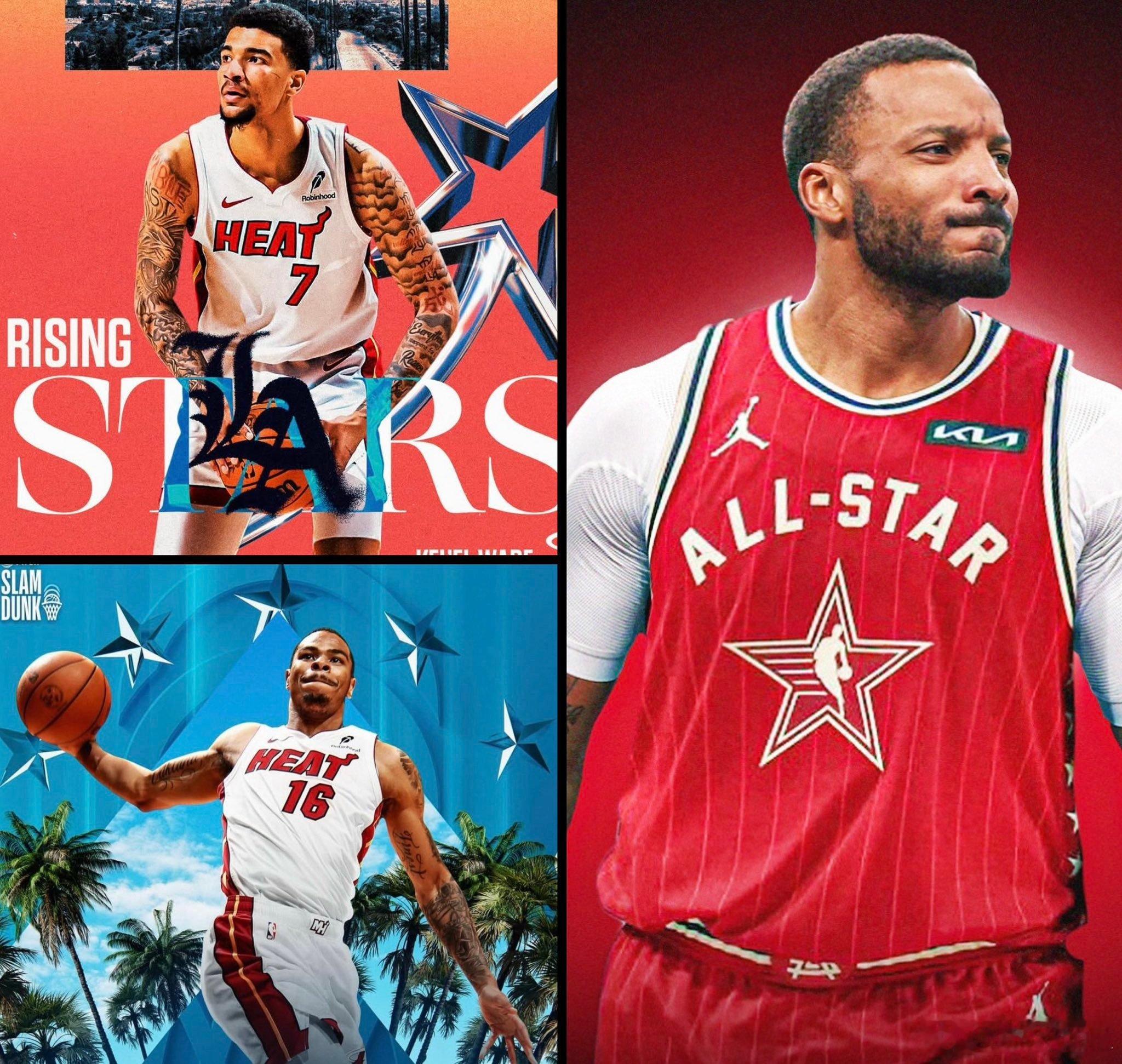 2026NBA全明星周末，属于热火的名单：鲍威尔参加全明星正赛韦尔出战新秀挑战赛