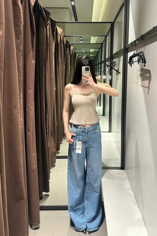zara牛仔裤版型真的没得说！