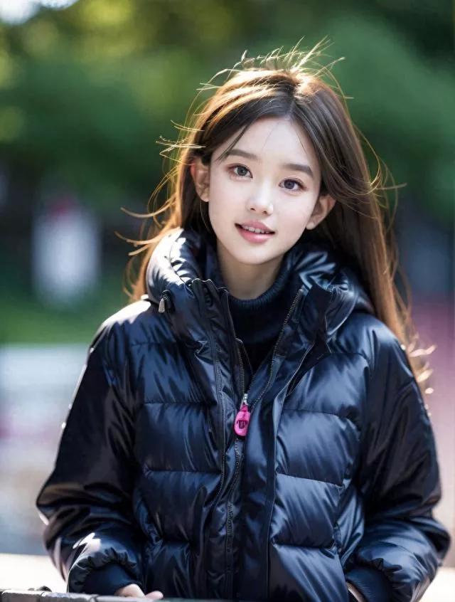 阳光洒在肩头，笑容温暖如春，元气少女的一天少女感笑容 少女感微笑女孩 少女的笑容