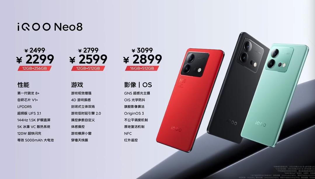 iQOO今晚发布的新品价格来了，618期间的价格同步更新，这几款产品，你最期待哪