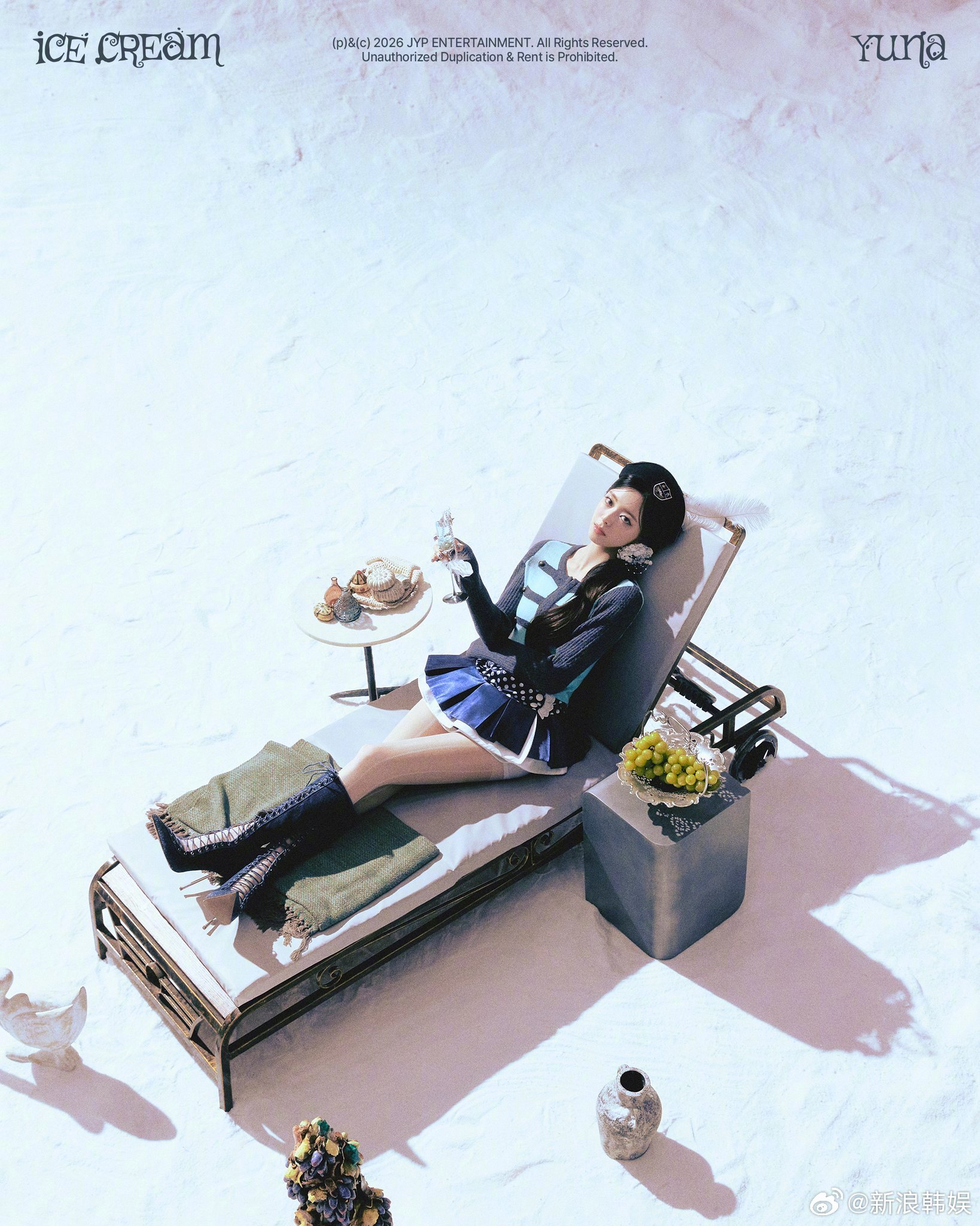申有娜solo概念照 ITZYITZY 成员申有娜YUNA申有娜 solo专辑《