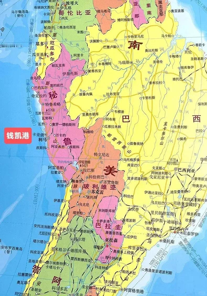 秘鲁五个特点
 
秘鲁坐落于南美大陆西部，西临太平洋，安第斯山脉纵贯国土。沙漠、