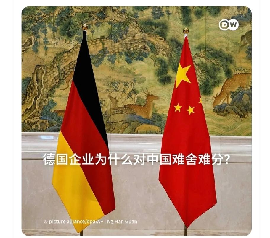 《德国之声》都在分析，为啥德企对中国难舍难分。其实原因很明显。几十年来，中国一直