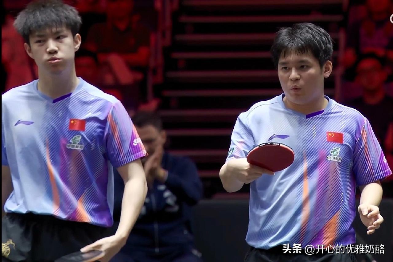 男双输在意料之中，亲兄弟配合更默契。
其实中午林诗栋输了小勒布伦，就知道晚上的男