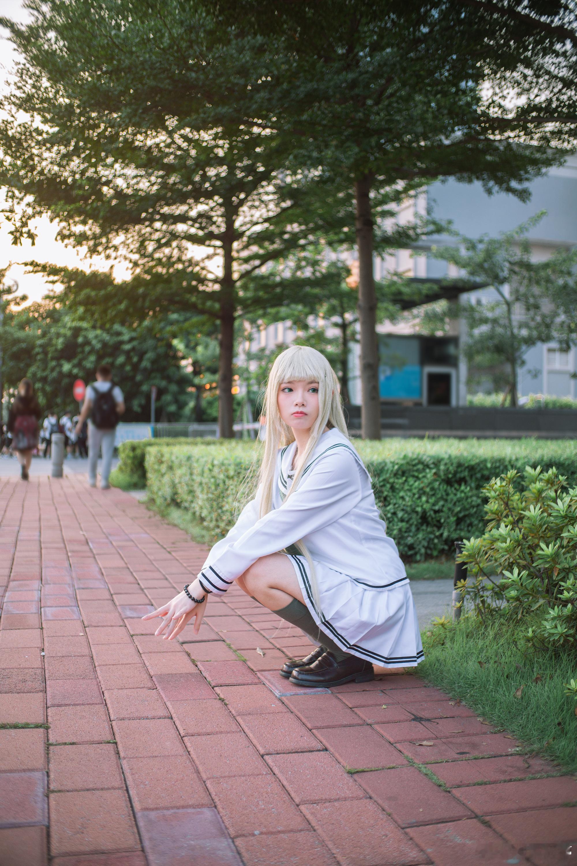 漫展人像 美少女万华镜莲华 水手服和服浴衣2020广州漫展 ​​​