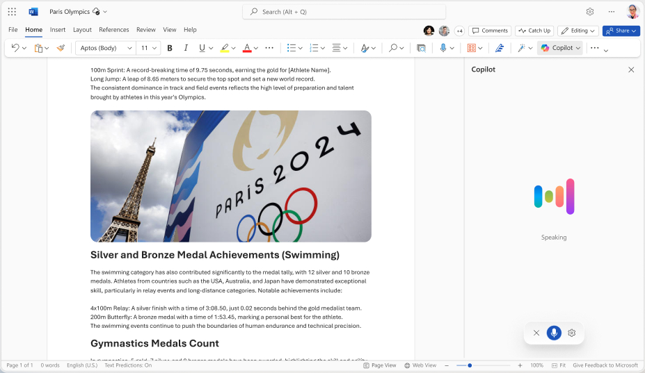 微软 Office AI 团队宣布，Word 正在引入一项全新功能 — Copi