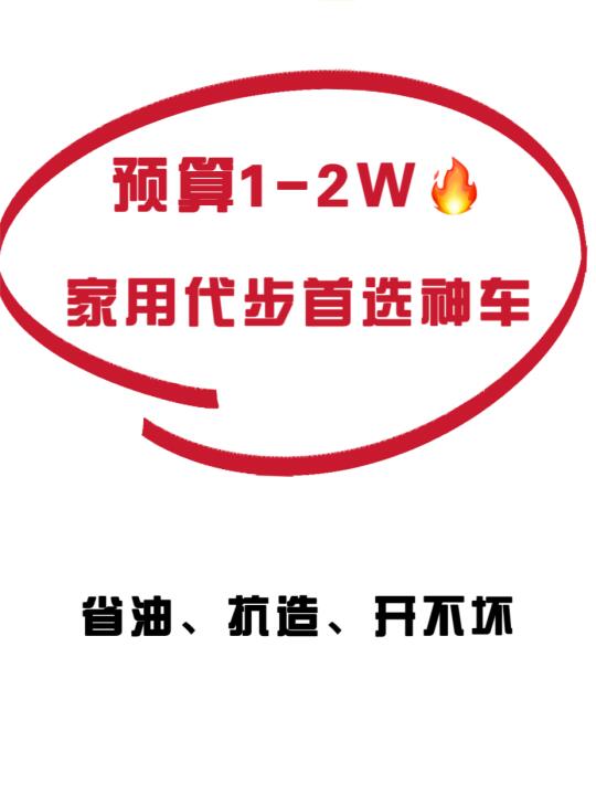 预算2W左右🔥家用代步省油、耐用小车推荐‼️