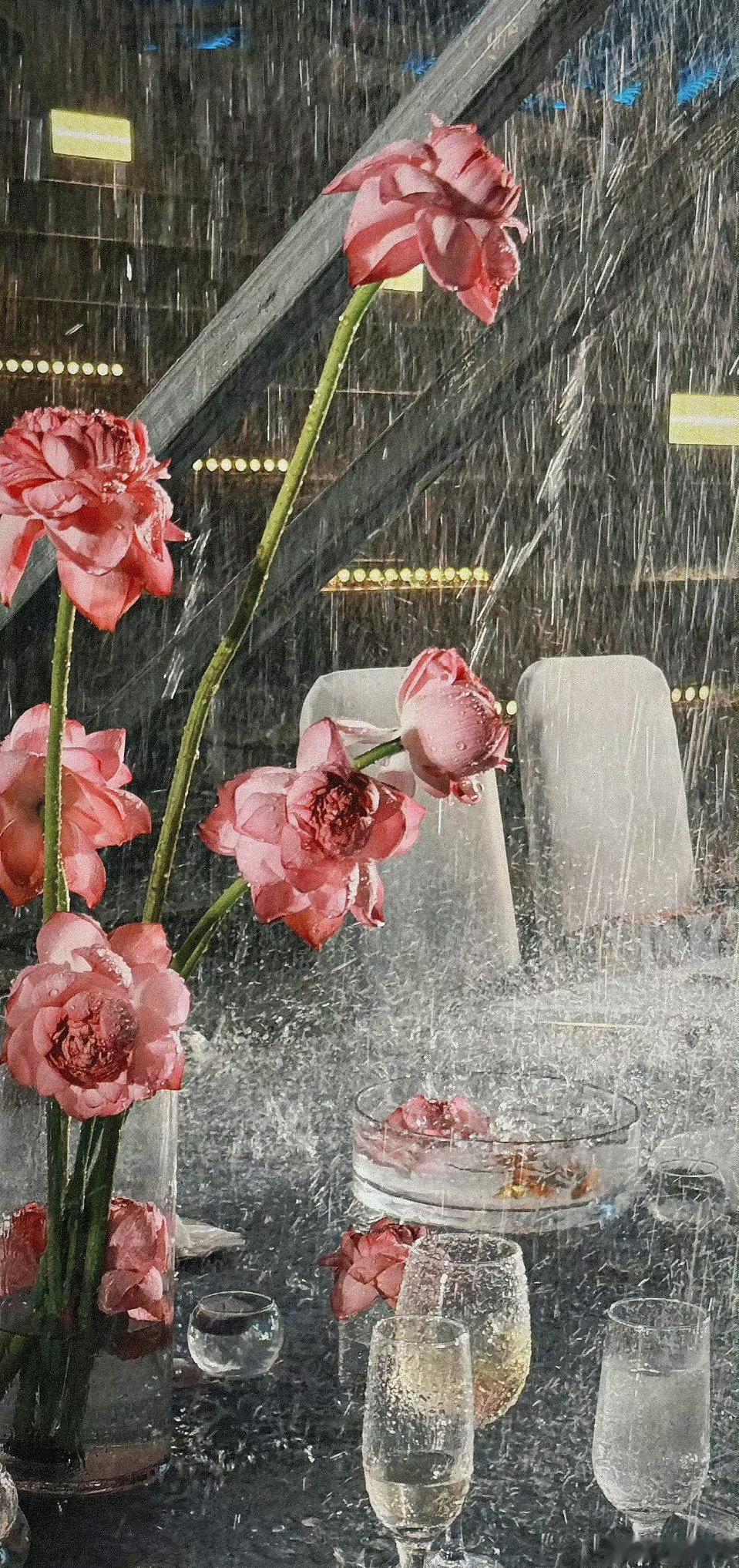 #刘诗诗 雨打荷花#刘诗诗的雨打荷花真的是太美了。刘诗诗这双美丽的大眼睛总能发现