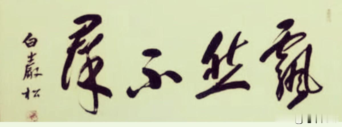 著名节目主持人白岩松，不仅语言表达一流，字写得也超级漂亮