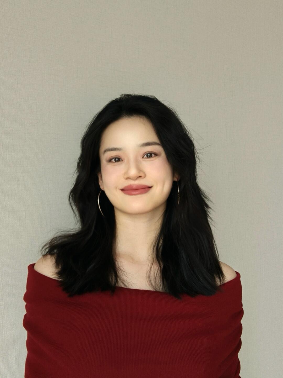 方圆脸的明媚大方～