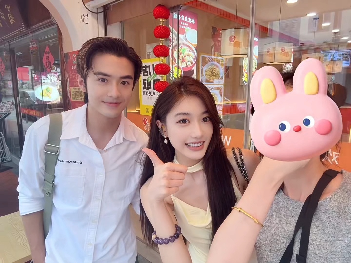 今日份被偶遇的毓言 