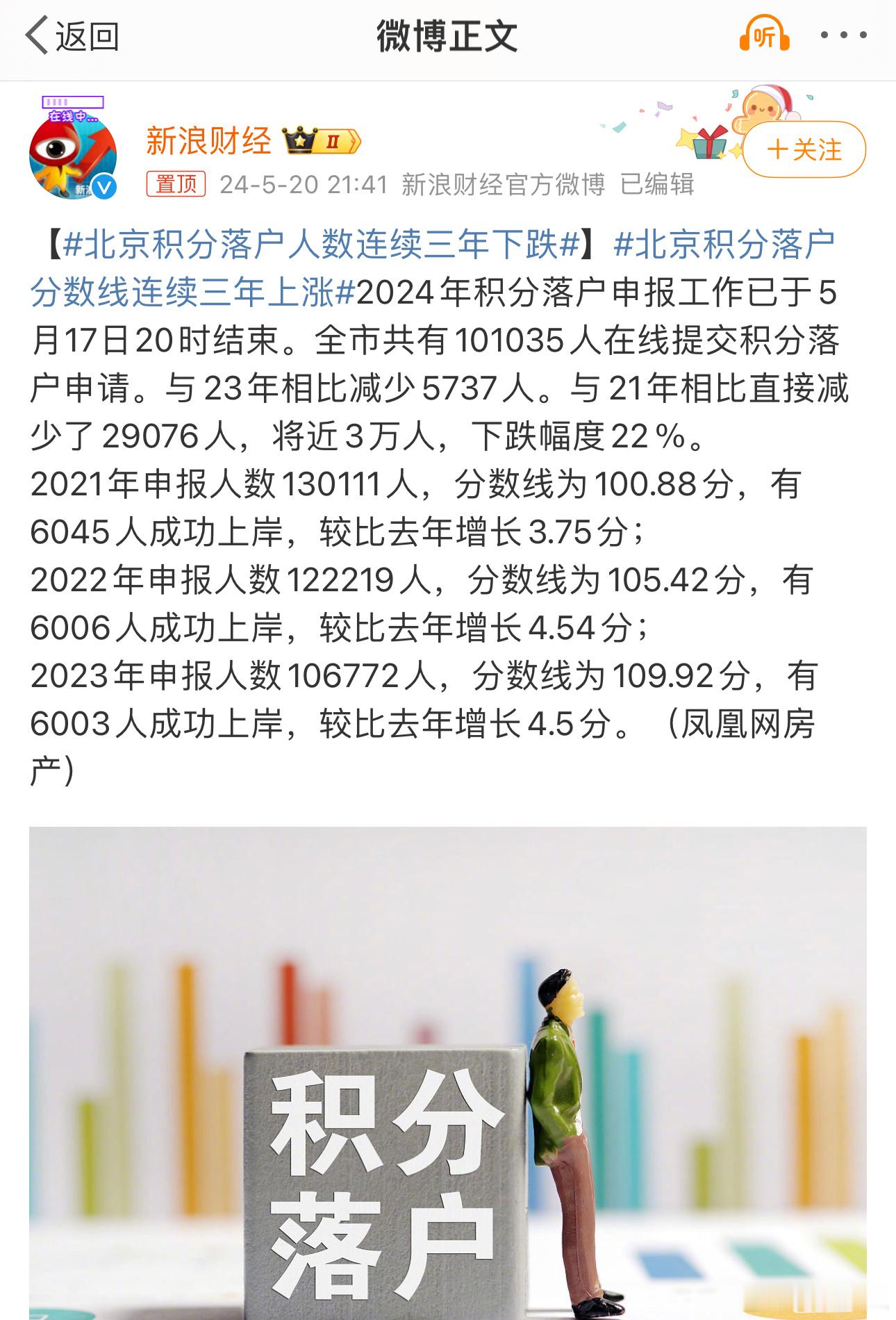 抠抠嗖嗖滴！一看就知心胸狭窄，鼠目寸光[哼]。#北京积分落户人数连续三年下跌#，