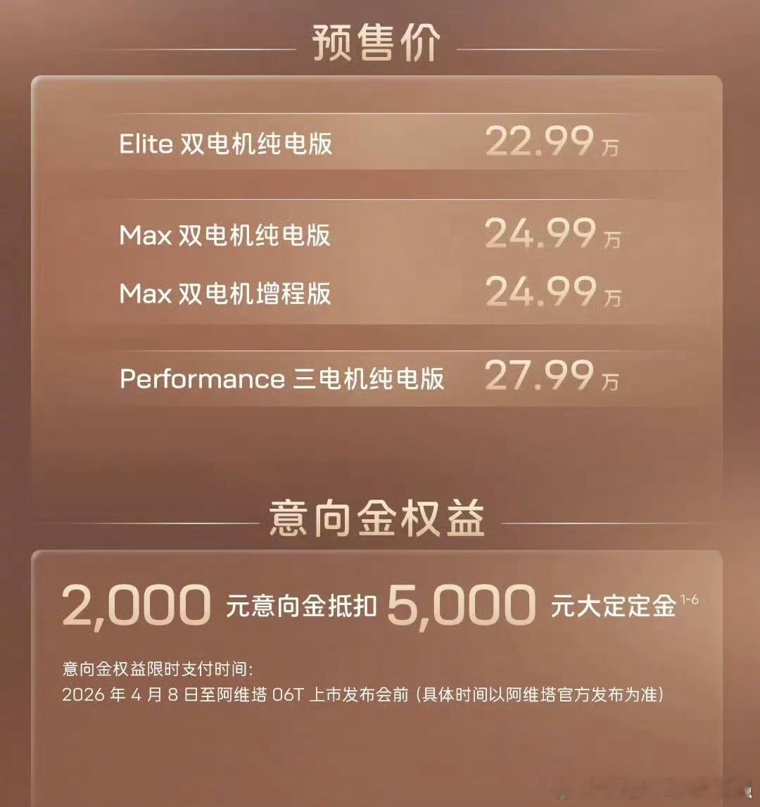 阿维塔06T预售 这个价格，你说不是奔着尚界Z7 T 去的，我还真不信猎装市场今