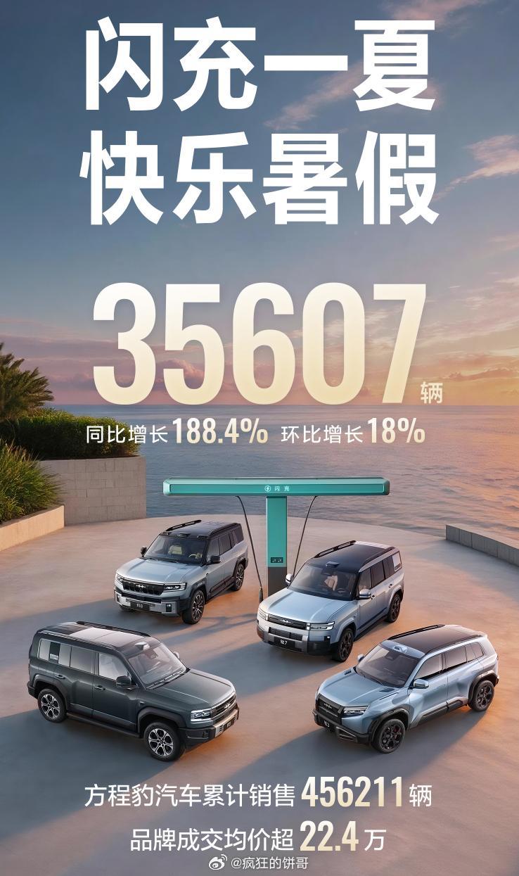在这个体量下6月比亚迪销量还能403472辆，确实不错了，上半年销量180851