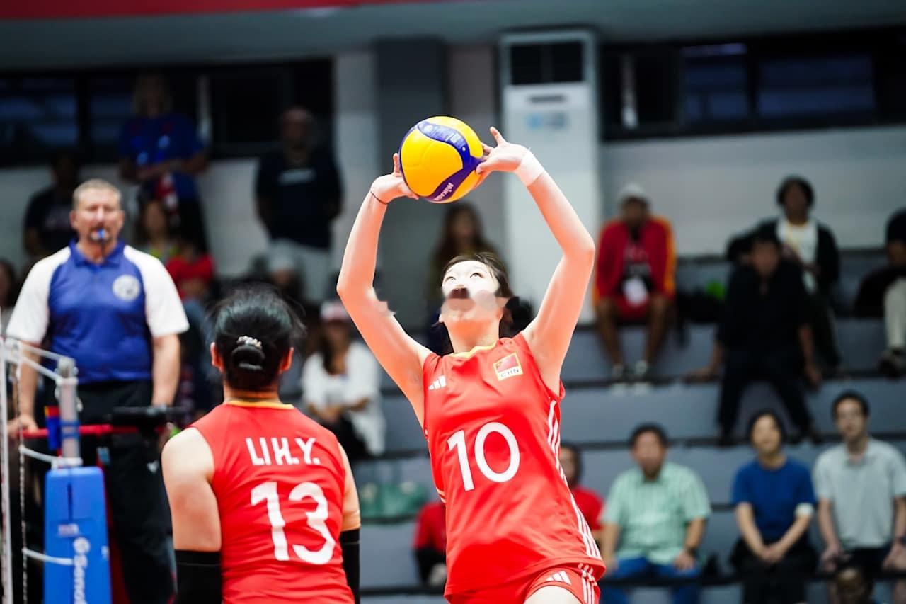 2025年U21女排世锦赛5-6名决赛中国女排vs波兰女排  第一局：23-25