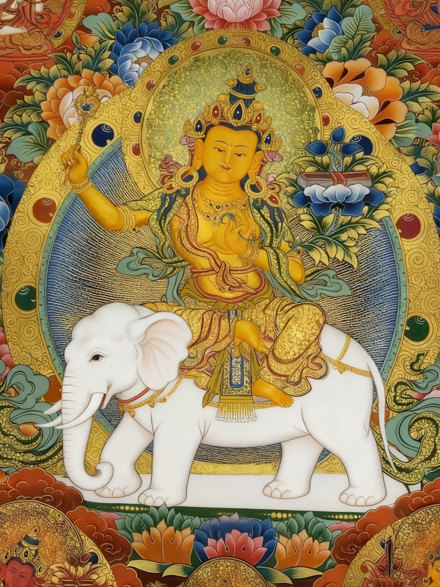 普贤菩萨，十愿如舟，渡人亦渡己！ 