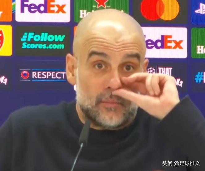 连续两个赛季在伯纳乌面对曼城，皇马都有球员上演帽子戏法，上赛季是姆巴佩这次的巴尔