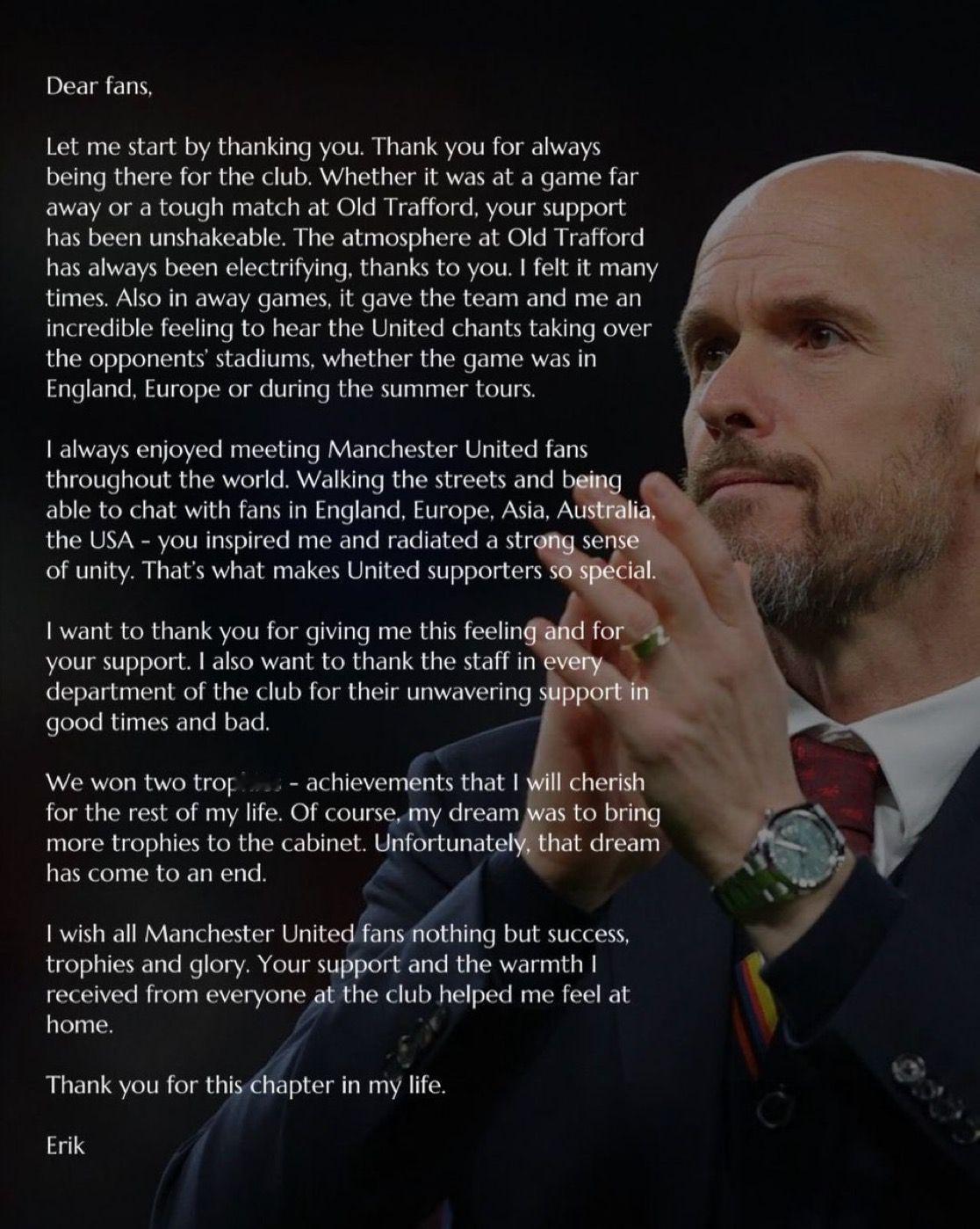 曼联球会记住一个怎样的腾哈赫？除了足总杯神来之笔击败曼城夺冠，联赛杯力克纽卡斯尔