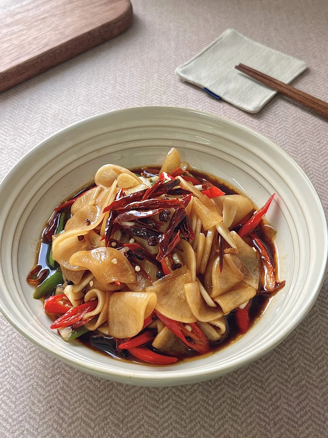 炝腌脆萝卜怎么能那么下饭🤤酸辣开胃🌶️