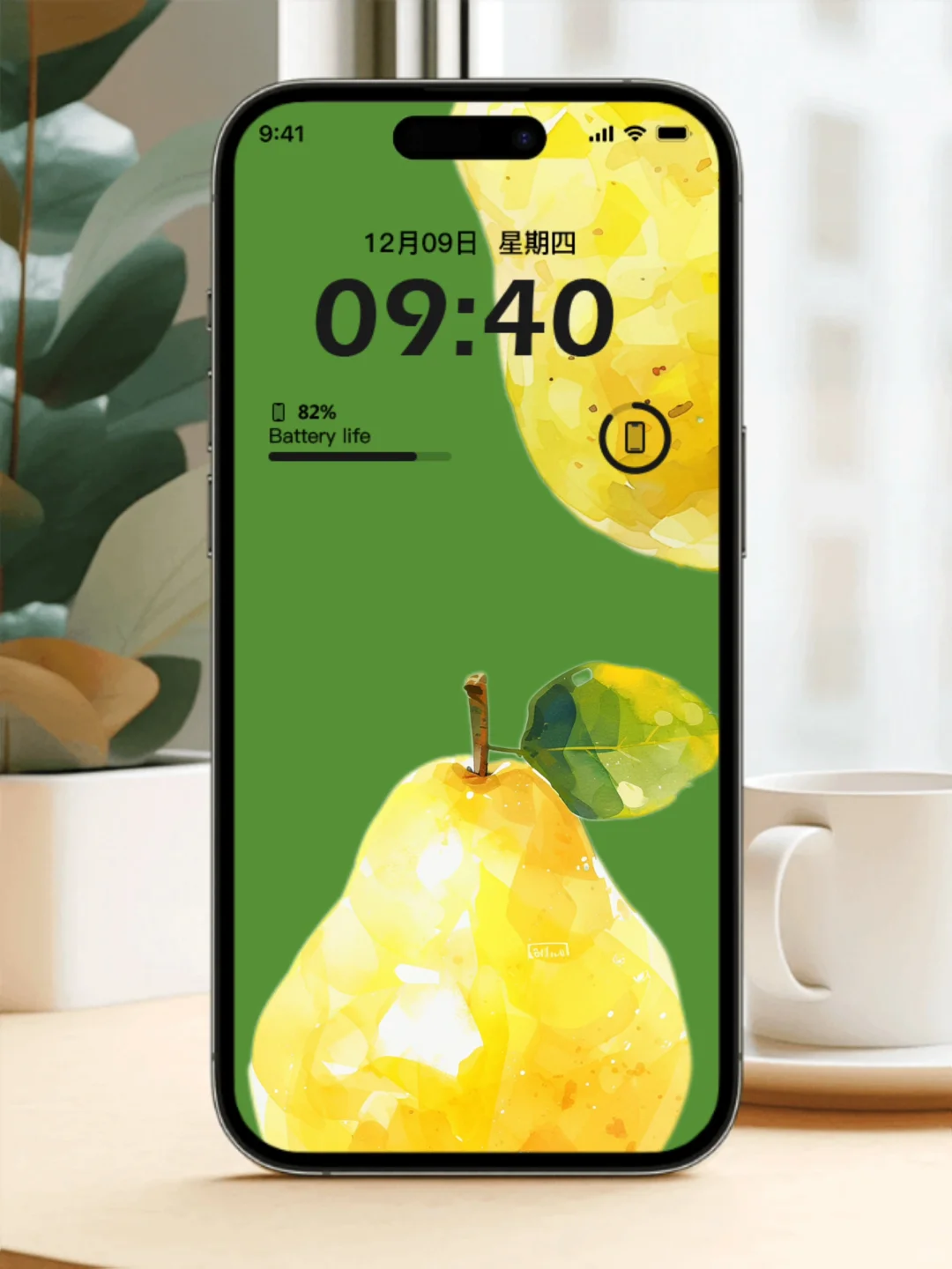 极简风水果壁纸| 绿色好清新