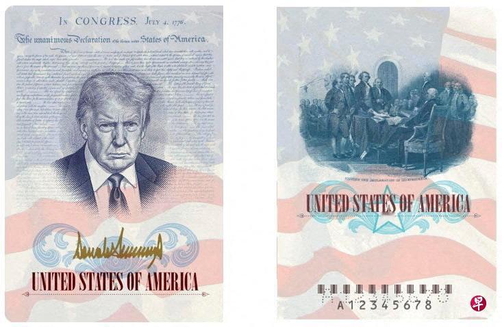 破例了！特朗普肖像要印上美国护照这一点，让美国政坛一片哗然！4月28日，根据路透