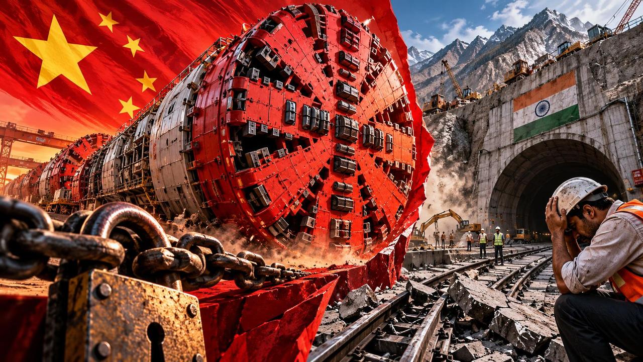 印：谈谈？
中：谈啥？

印：盾构机的事！11月18号那个禁令能不能缓一缓？
中