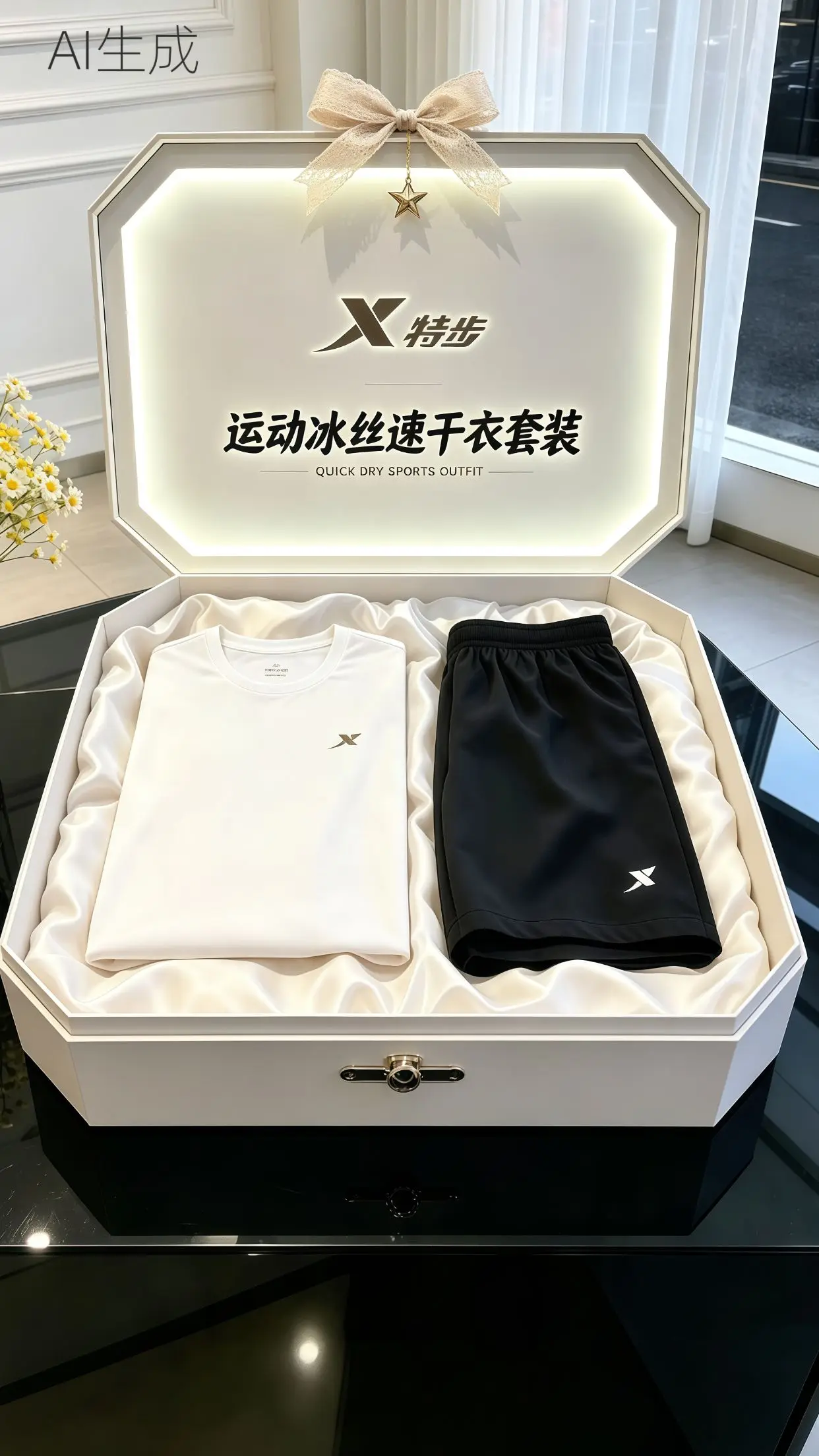 男士运动套装 冰丝速干衣