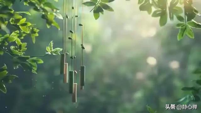 世界静了，
是因心静了。

梵音，
如泉水，
清澈，
心头暖暖，
却又清清凉凉。