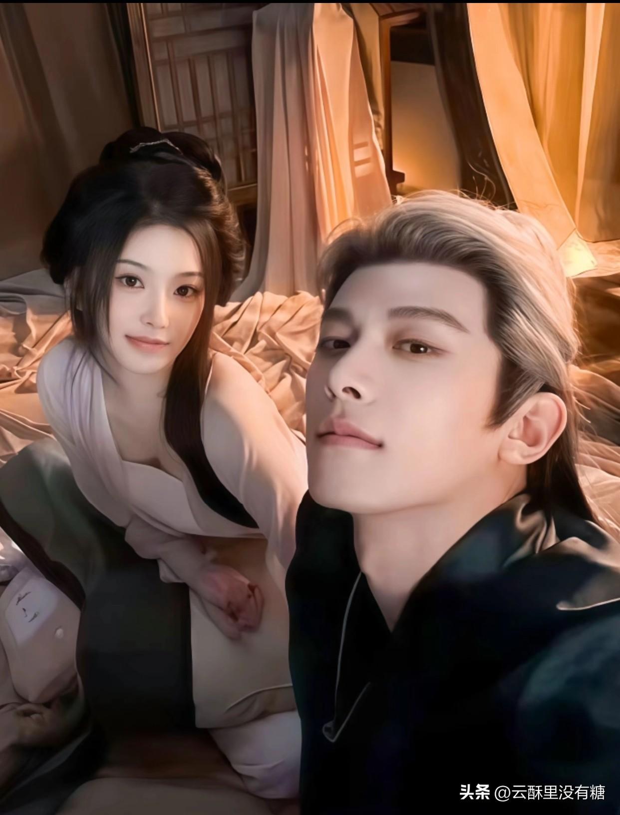 《逐玉》里俞浅浅和齐旻这对，戏份还没播到高潮，但已有的片段已经够品好一阵了。
