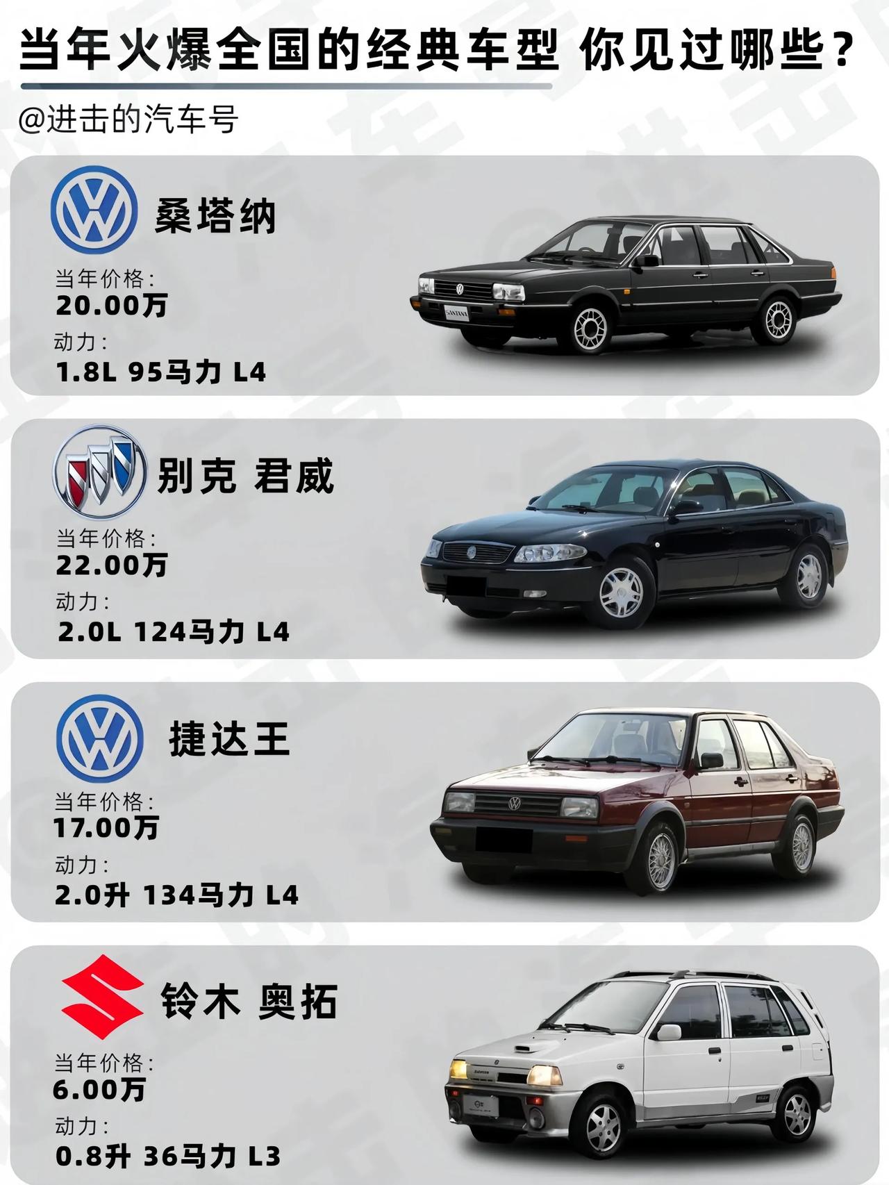 🔥经典车型回顾！你见过哪些？🚗🚗🚗八十年代车 八九十年代车 经典车 老车