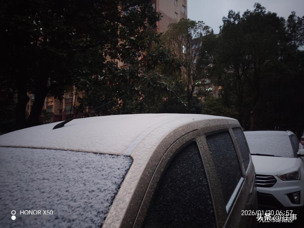 2026年1月20日江西九江下雪啦