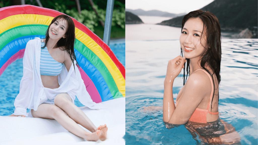 星岛：何沛珈分手后继续大解放 化身美人鱼泳池边荡漾秀身材 网民：令人好有冲动现年