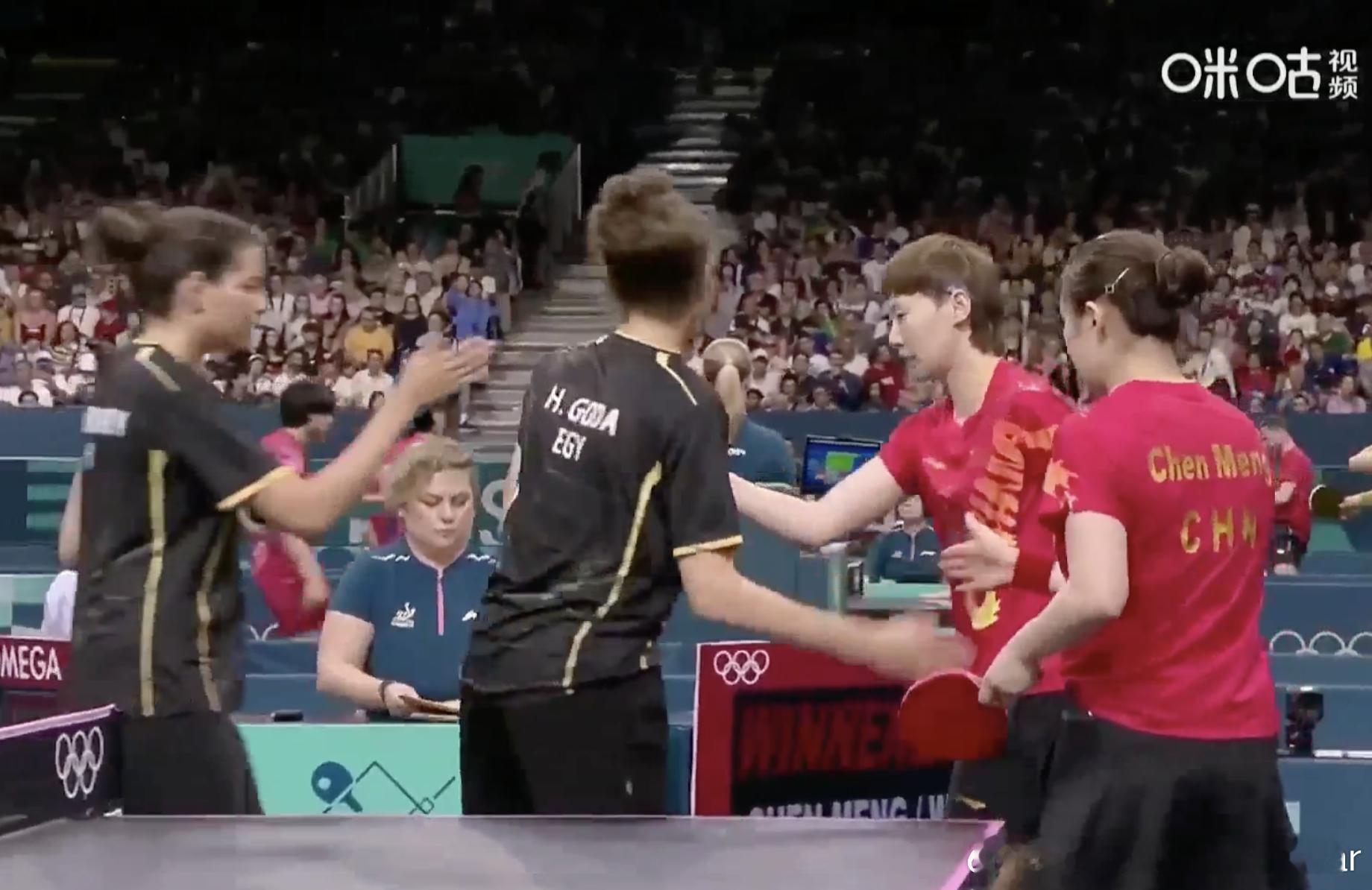 #国乒女团vs埃及##国乒女团首战# 真的太稳了，20分钟就3-0拿下了鳗鱼在奥