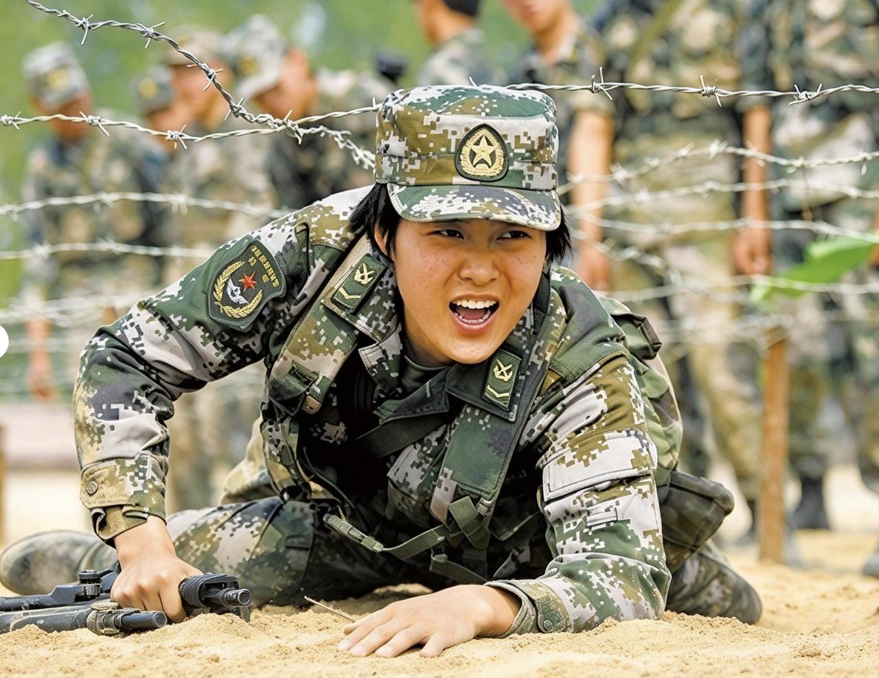 下图的女军人叫焦力，她是焦裕禄的孙女。焦力从未见过爷爷焦裕禄，但她在焦裕禄纪念馆