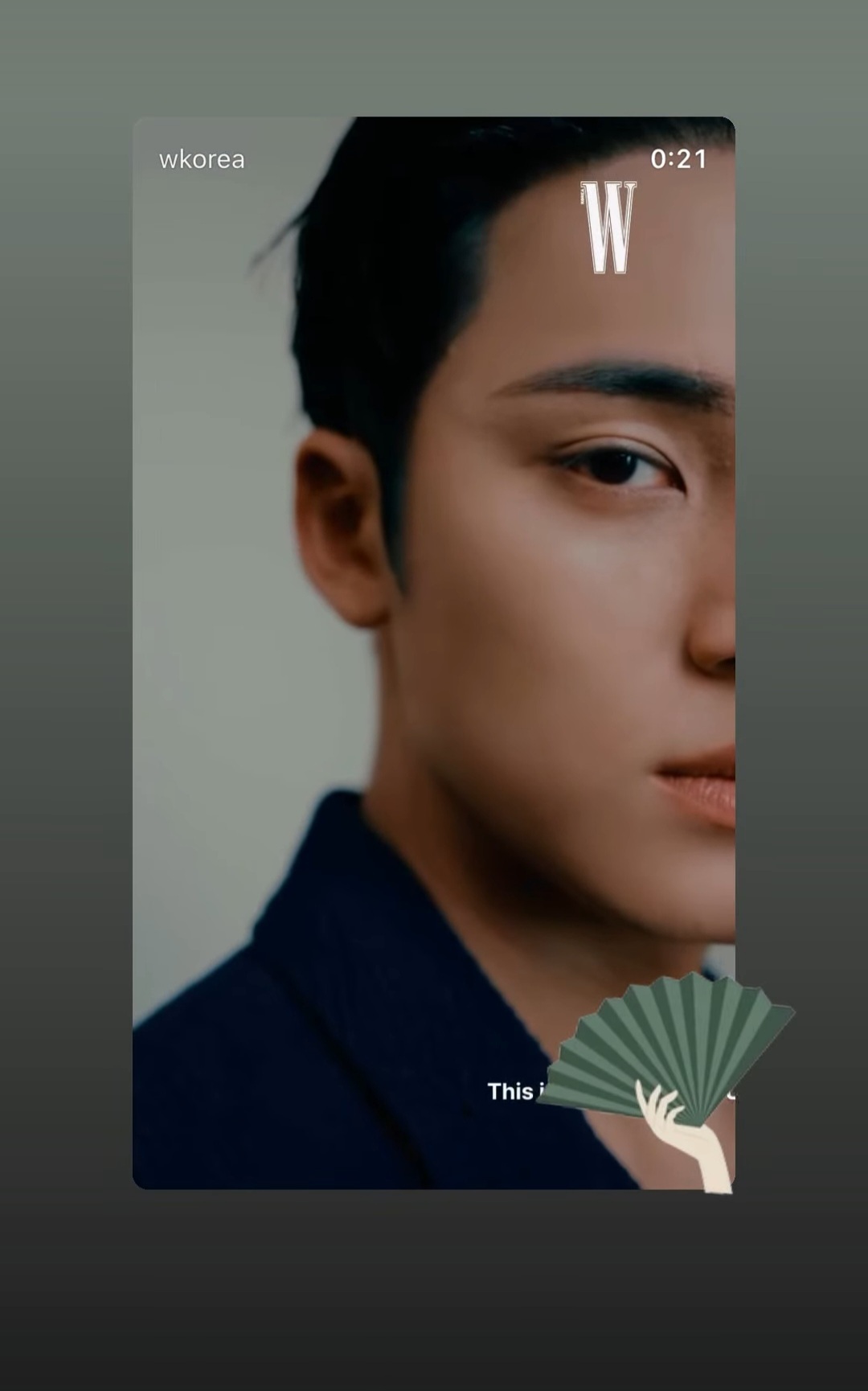 迪奥韩国PR/迪奥全球男装PR总监/迪奥全球男女装PR总监 均转发珉奎出席秀场的