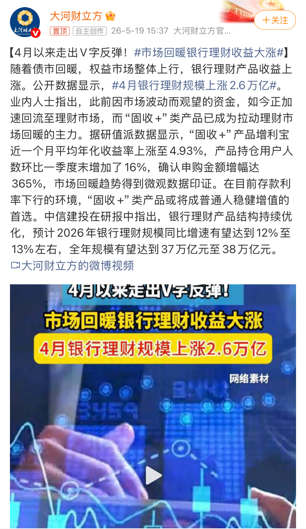 投资需谨慎选择合适的产品就很重要了希望大家都能理性呢选择到合适自己的市场回暖银行