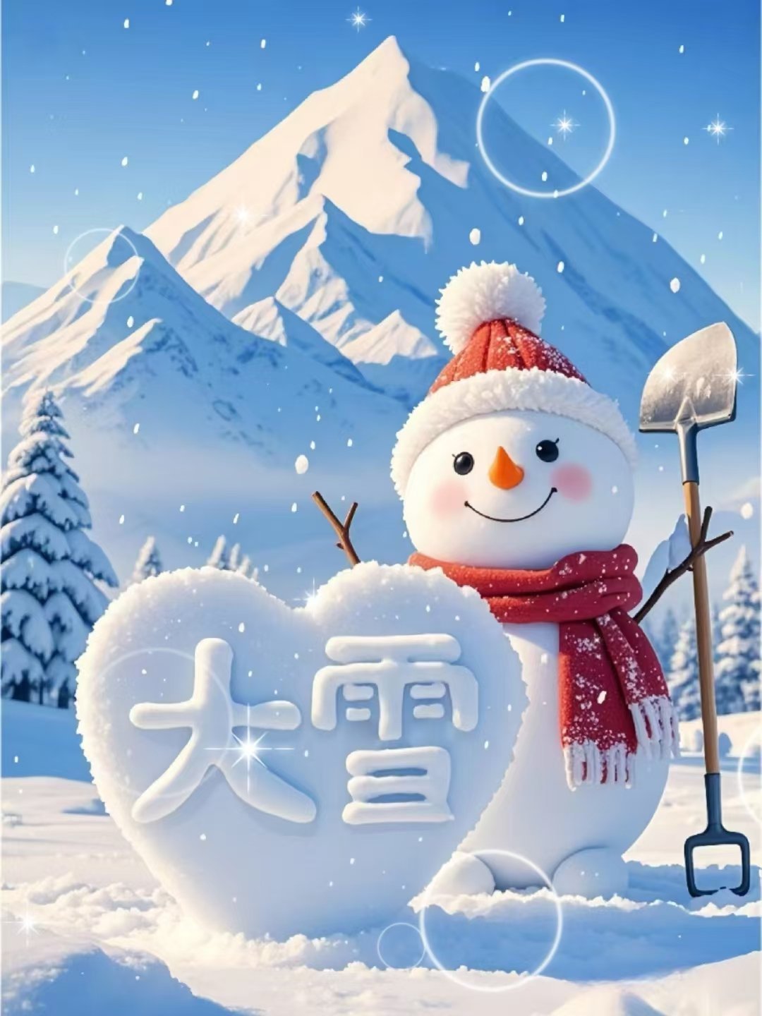 今日 大雪  ❄️愿深冬安暖，岁月静好雪藏烦恼，好运常在 