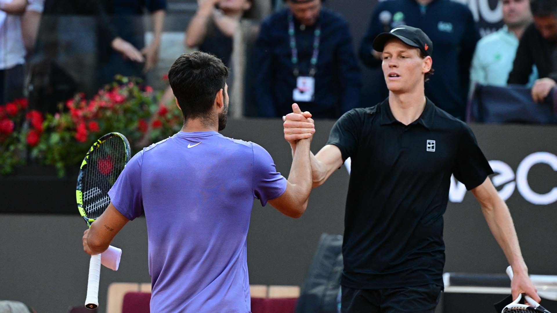 Tennis Channel今年罗马站播放率最高的四场比赛，郑钦文与高芙的半决赛