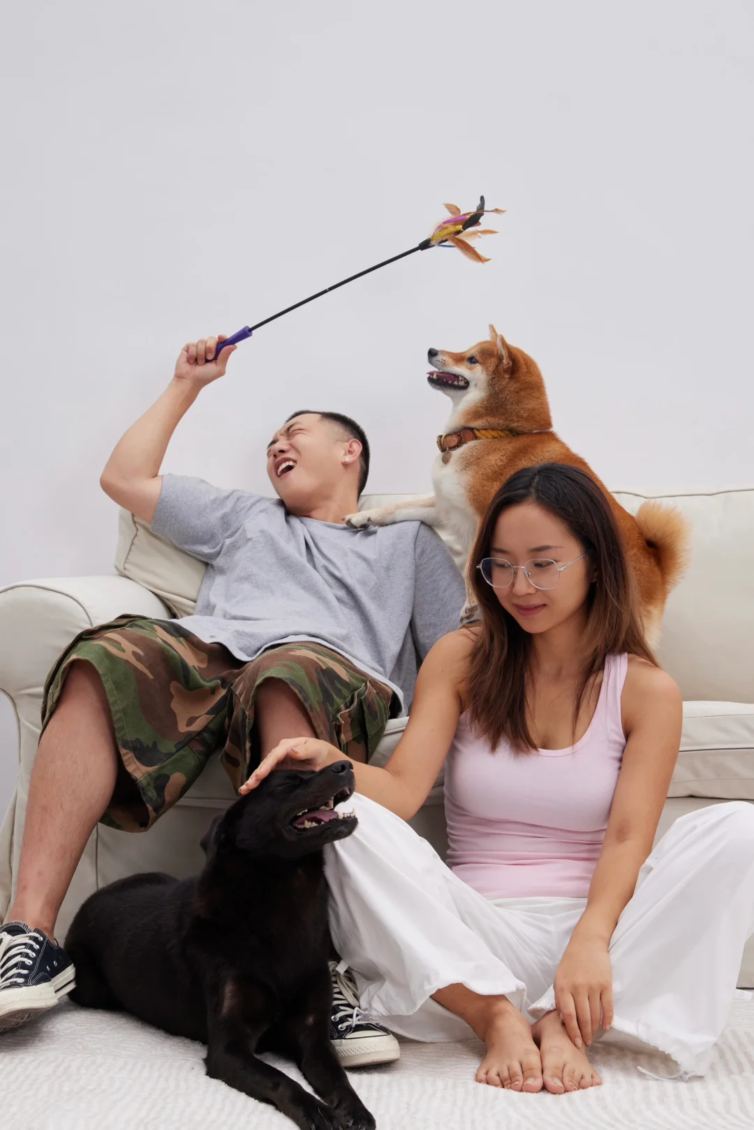 三年后…酒鬼和他的小狗们幸福的生活在一起