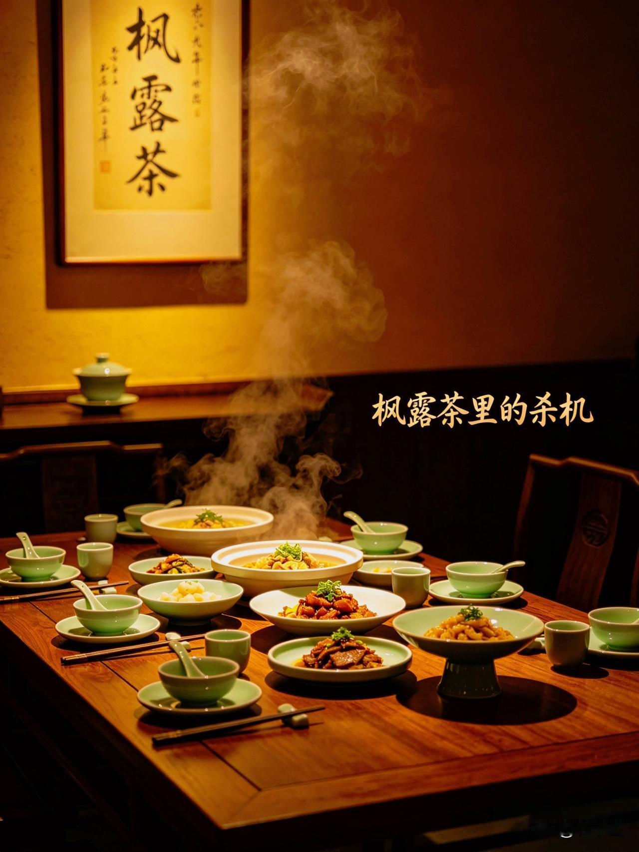 “丫鬟丢了一缕青丝，竟在肘子里塞了符咒，这枫露茶里藏了多少杀机？”

“《红楼梦