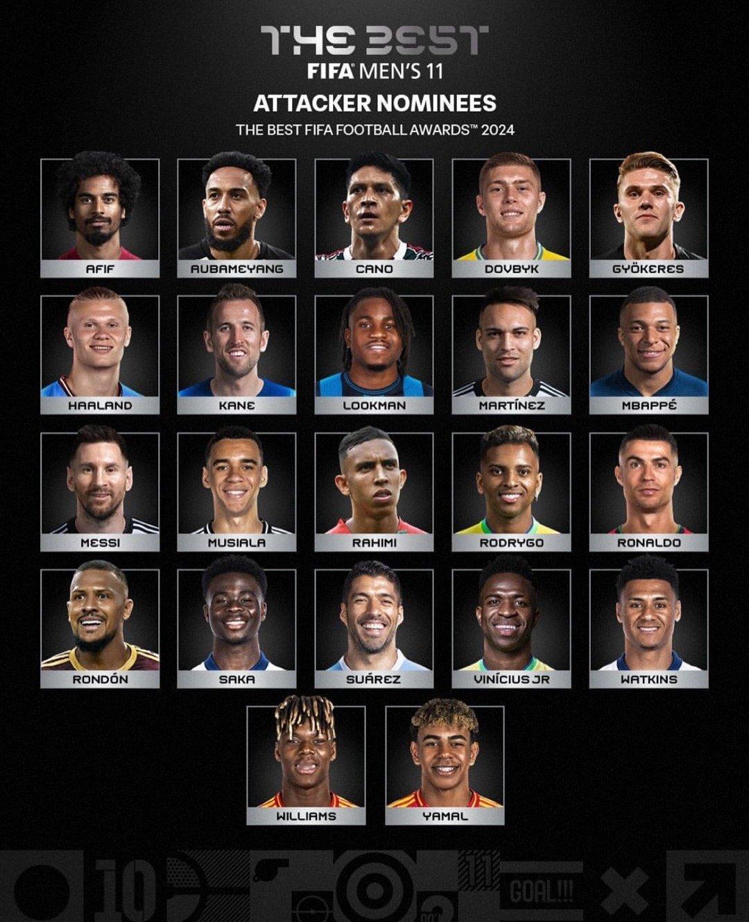 THE BEST  🚨🇦🇷劳塔罗、梅西；🇺🇾苏亚雷斯入围FIFA国际足