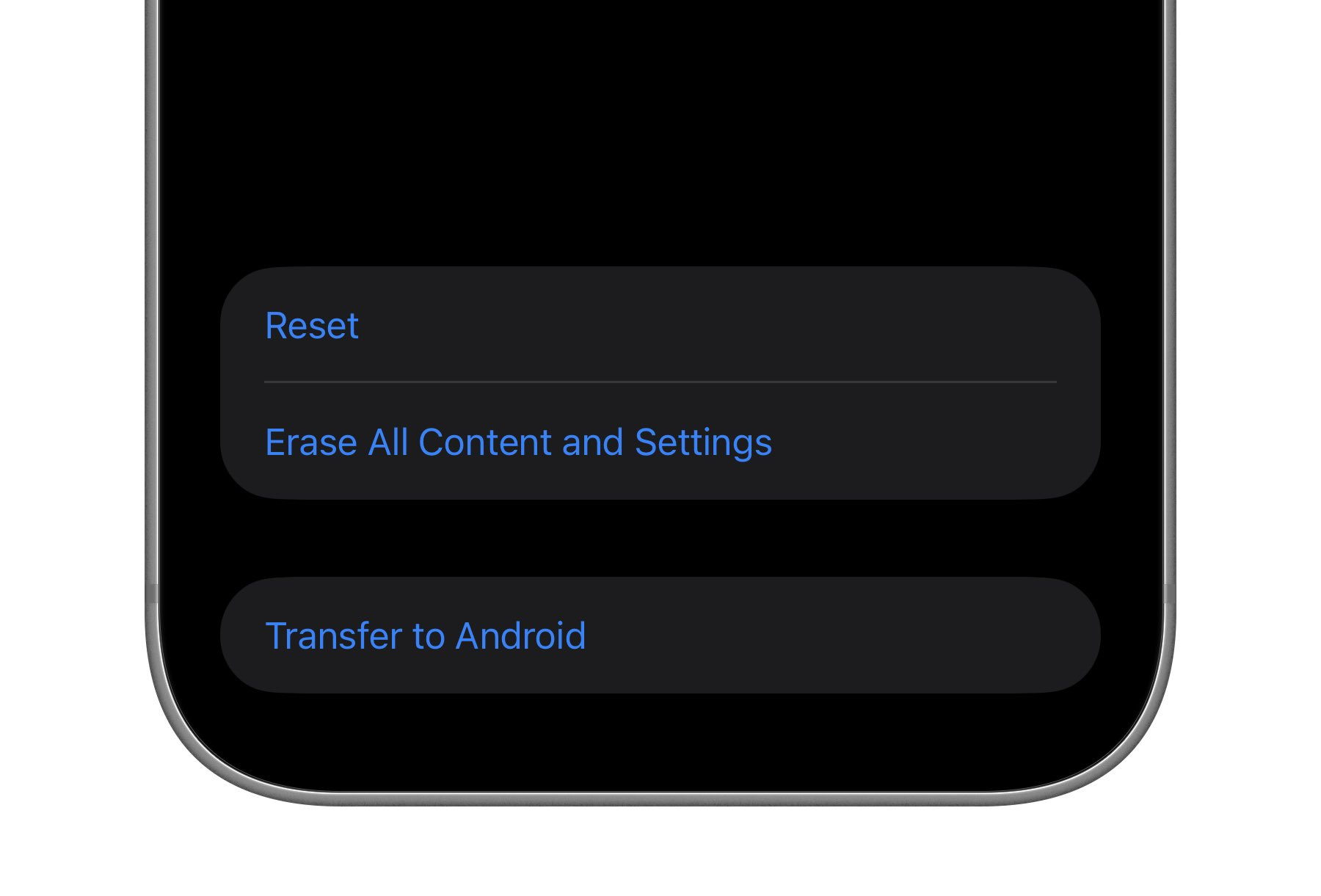 最新的 iOS 26.3 开发者测试版新增了一项“迁移到 Android”功能。